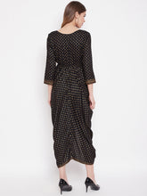 Load image into Gallery viewer, Overlap side cowl dress