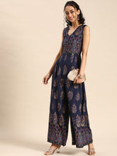 Load image into Gallery viewer, V neck pleated jumpsuit