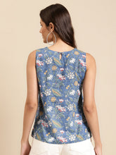 Cargar imagen en el visor de la galería, Printed Front Pleated top