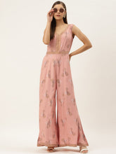 Load image into Gallery viewer, Front borders with kalidar pants printed jumpsuit