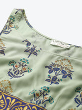 Load image into Gallery viewer, Crop top with cowl dhoti skirt