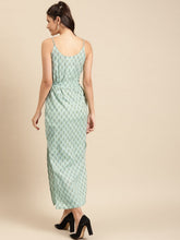 Load image into Gallery viewer, Speghetti Strap long maxi dress with waist tie