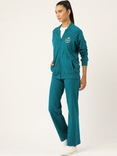 Load image into Gallery viewer, Zipper Sweatshirt with Straight Track pant set