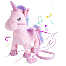 Laden Sie das Bild in den Galerie-Viewer, Elektrisches gehendes Einhorn plus musikalisches Pony-Spielzeug