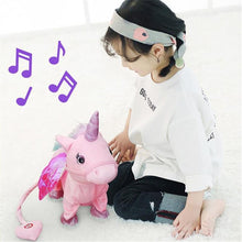 Laden Sie das Bild in den Galerie-Viewer, Elektrisches gehendes Einhorn plus musikalisches Pony-Spielzeug