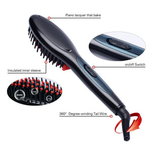 Auto Hair Straightener Brush